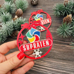 Ornament Craciun din placaj cu logoul companie 1 thumb-image 1