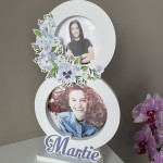 Rama foto in forma de cifra opt flori mov thumb-image 1