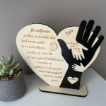 Trofeu din lemn cu mesaj mentru mamica si bunica thumb-image 1