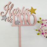 Topper torta din lemn colorat thumb-image 1