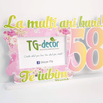 Rama foto cu print roz thumb-image 1