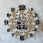 Ceas din lemn cu pisici thumb-image 1