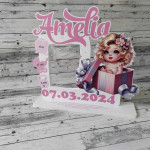 Rama foto personalizată cu fetită thumb-image 1