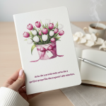 Carnet Coșuleț cu lalele thumb-image 1