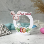 Ramă foto cu flori Paște Fericit cu Iepuras 2 thumb-image 2