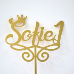 Numele auriu pentru torta 1 thumb-image 1