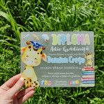 Diplomă din pet Adio Gradiniță,, cu girafă thumb-image 1