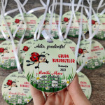 Medalii din lemn ,,Adio Gradiniță,, cu buburuză thumb-image 1