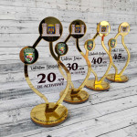 Trofeu personalizat din acril auriu thumb-image 1