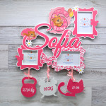 Именная рамка для девочки -  Мишка thumb-image 1