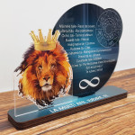 Trofeu pentru tată, soț ,  bunel cu Leu thumb-image 2