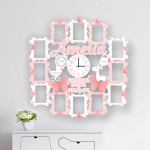 Rama foto cu ceas cu fluturasi thumb-image 1