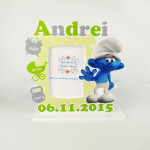 Rama foto personalizate pentru băieței cu Smurfs thumb-image 1