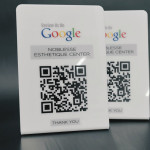 Display / Placi QR-cod din acril alb 1 thumb-image 1