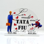 Trofeu pentru tată, soț , bunel cu Supererou 1 thumb-image 1