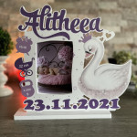 Именная рамка -  Лебедь thumb-image 1