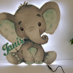 Светильник из фанеры-  Слоник thumb-image 1