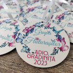 Medalii din lemn ,,Adio Gradiniță,, cu fluturaș thumb-image 2