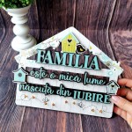 Suport pentru chei“Familia este o mica lume născuta din iubire” thumb-image 2