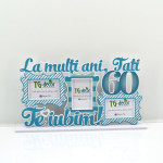 Rama foto cu print albastru thumb-image 1