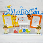 Именная рамка для мальчика - Зверята thumb-image 1