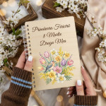 Деревянный блокнот с цветами 1 thumb-image 1