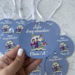 Medalii din lemn ,,Adio dragă Abecedar,, cu litere thumb-image 1