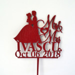 Topper pentru torta cu Mire si Mireasa thumb-image 1