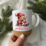 Cana personalizata Fetita cu cerb thumb-image 1