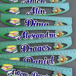 Riglă de lemn cu carte și clopoței thumb-image 4