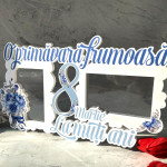 Rama foto ,,O primavara frumosa'' cu flori albastre thumb-image 1