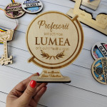 Trofeu personalizat Globus thumb-image 1