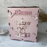 Cutie de dar pentru botez cu Carusel thumb-image 1