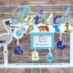 Stativ cu numele și rama cu animăluțe thumb-image 1