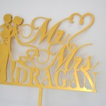Топпер для свадебного торта Mr&Mrs thumb-image 1