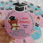 Medalii din lemn ,,Adio Gradiniță,, cu Ursulet thumb-image 1