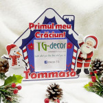 Rama foto in forma de casuta "Primul meu craciun" thumb-image 1