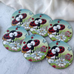 Medalii din lemn ,,Adio Gradiniță,, cu buburuză 1 thumb-image 3