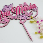 Topper din placaj pentru fete tematica fluturi thumb-image 1