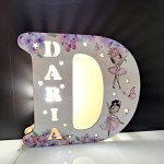 Светильник-буква из фанеры - Балерина thumb-image 1