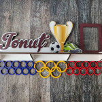 Suport medalii fotbal tricolor si cupa thumb-image 1