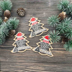 Ornament Craciun din placaj cu logoul companie 5 thumb-image 1