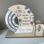 Calendarul vesnic cu scris "Cea mai buna profesoara din lume" thumb-image 1