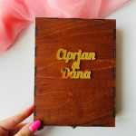 Invitații din lemn pentru nași cu îngerași 2 thumb-image 2