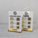 Display / Placi QR-cod din acril alb cu aplicarea elementelor de acril 1 thumb-image 1