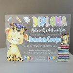 Diplomă din pet Adio Gradiniță,, cu girafă thumb-image 2