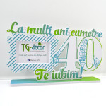 Rama foto cu print albastru , verde thumb-image 1