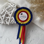 Ecuson tricolor cu toca thumb-image 1