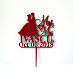 Topper pentru torta cu Mire si Mireasa thumb-image 2