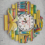 Ceas din lemn Cartile Intelepciunii thumb-image 2